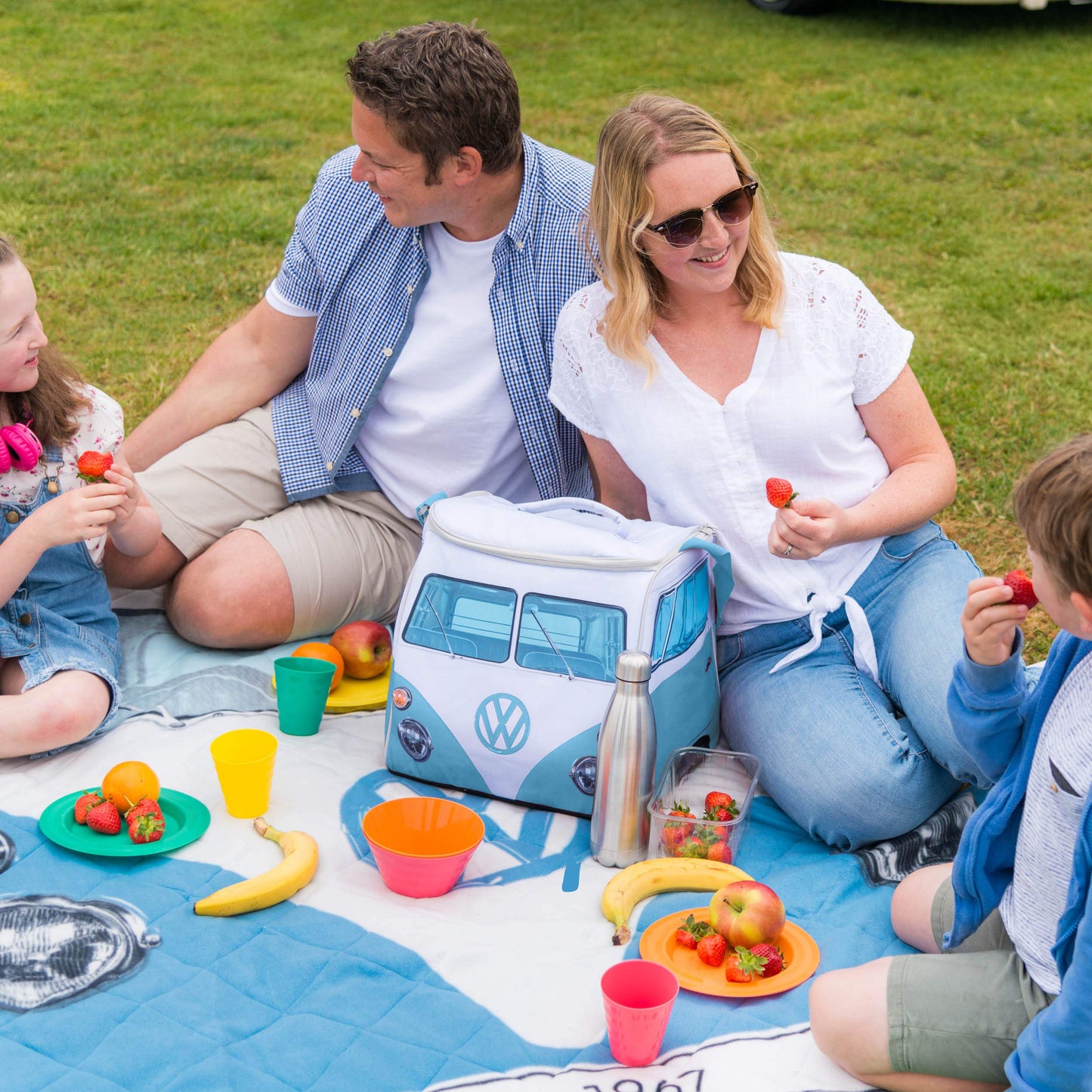 ‎Boardmasters VW Camper Van Large Cooler Bag Blue Single