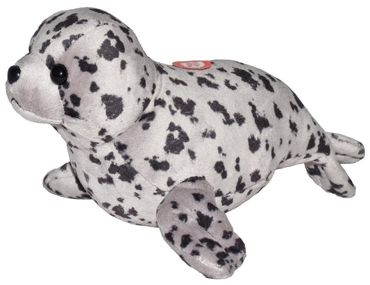 Wild Republic Wild Calls Harbor Seal, Authentic Animal Sound, Stuffed Animal, 8 Inches, Gift for Kids, Plush Toy, Fill is Spun Recycled Water Bottles