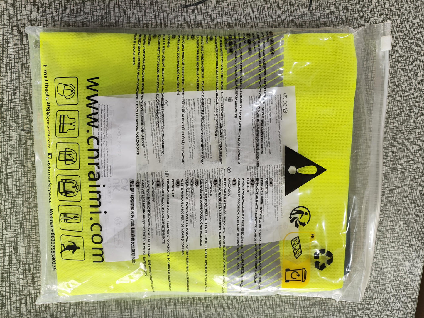 AYKRM High Vis Visibility Short Sleeve Polo T Shirt hi vis t Shirts Hi Vis High Viz Visibility Short Sleeve Safety Work hi vis t Shirt M Plus Yellow